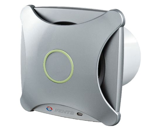 Витяжний вентилятор Вентс 150 ХТН алюміній матовий