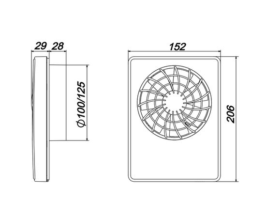 Витяжний вентилятор Вентс iFan CELSIUS, зображення 2