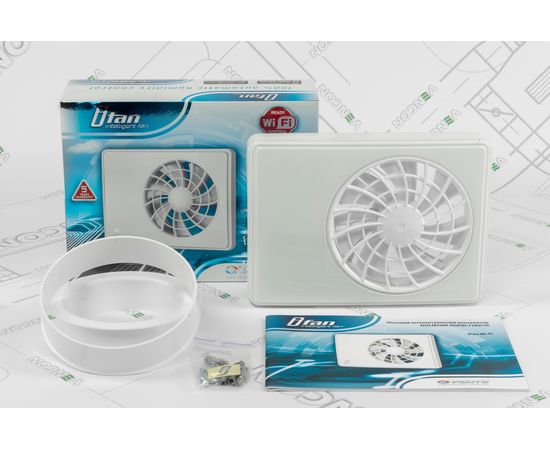 Витяжний вентилятор Вентс iFan Wi-Fi 100, зображення 10