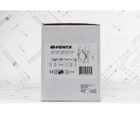 Витяжний вентилятор Вентс Квайт-Диск 150, зображення 7