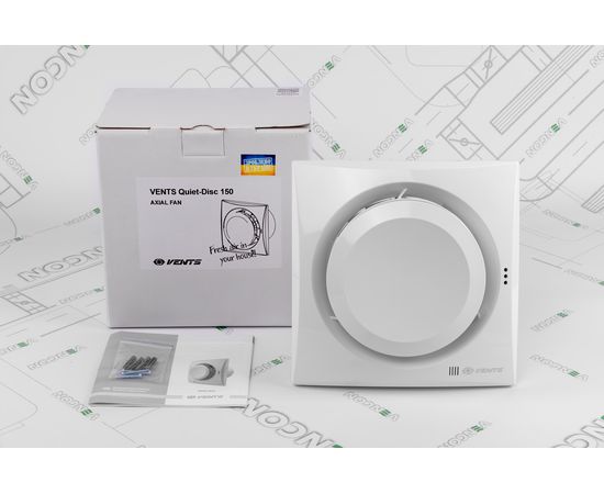 Витяжний вентилятор Вентс Квайт-Диск 150, зображення 8