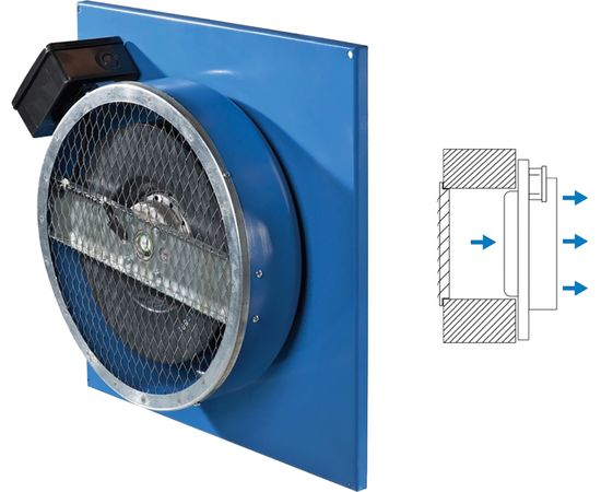 Канальный вентилятор Вентс ВЦ-ПН 100