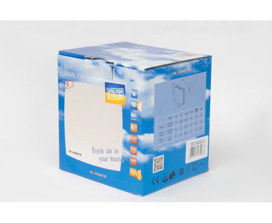 Вытяжной вентилятор Вентс 100 ЛДВ алюминий матовый, изображение 8