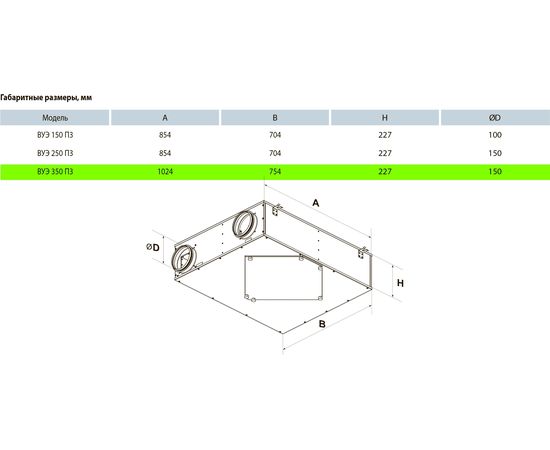 Приточно-вытяжная установка Вентс ВУЭ 350 П3 А1, изображение 3