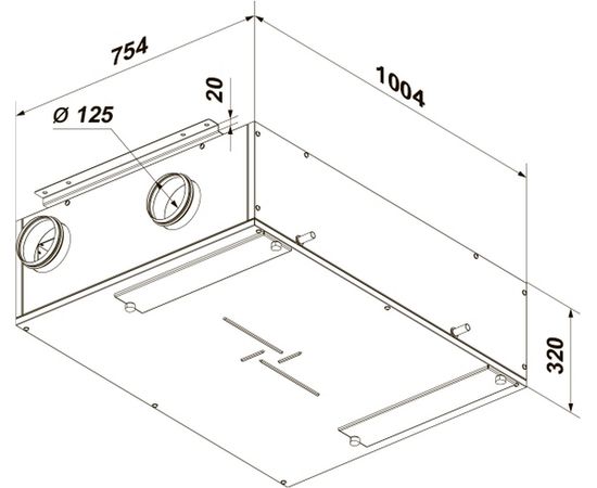 Припливно-витяжна установка Вентс ВУТ 250 ПБ ЕС Л А14, зображення 3
