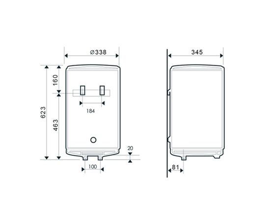 Бойлер Atlantic O'Pro Slim PC 30, изображение 4
