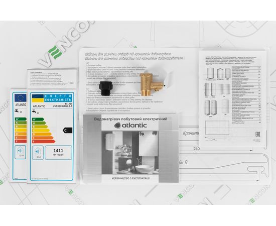 Водонагрівач Atlantic O'Pro Turbo VM 50 D400-2-B 2500W, зображення 10