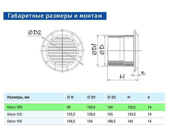 Витяжний вентилятор Blauberg Deco 100 T, зображення 9