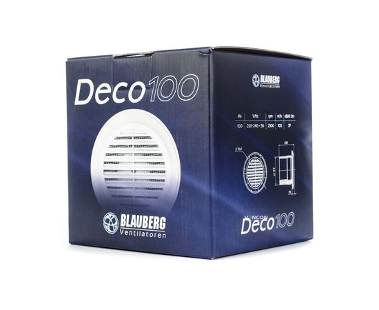 Витяжний вентилятор Blauberg Deco 100, зображення 3