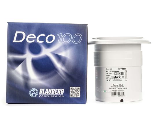 Витяжний вентилятор Blauberg Deco 100, зображення 4