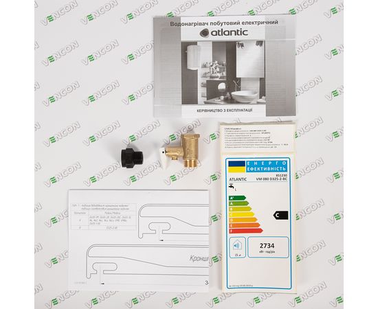 Бойлер Atlantic Steatite Slim VM 80 D325-2-BC, изображение 11