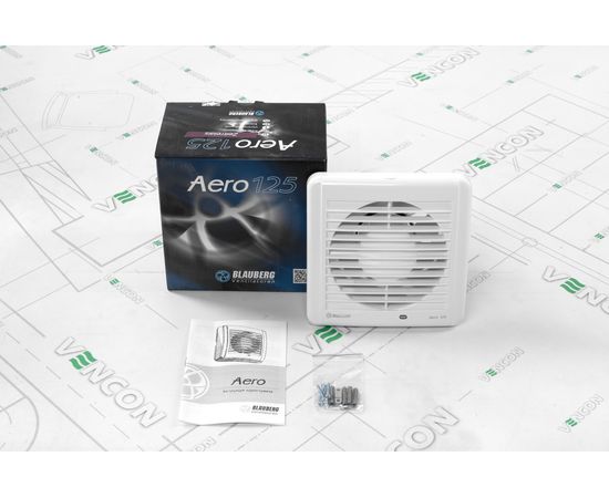 Вытяжной вентилятор Blauberg Aero 125 T, изображение 8