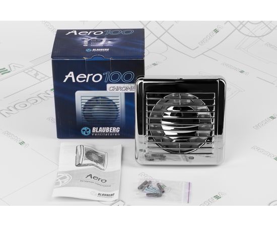 Вытяжной вентилятор Blauberg Aero Chrome 100, изображение 7