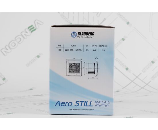 Вытяжной вентилятор Blauberg Aero Still 100, изображение 6