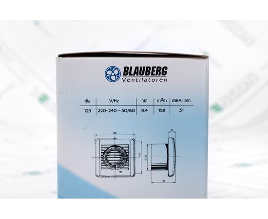 Вытяжной вентилятор Blauberg Aero Still 125, изображение 7