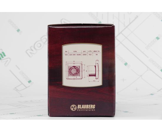 Вытяжной вентилятор Blauberg Aero Vintage 100, изображение 6