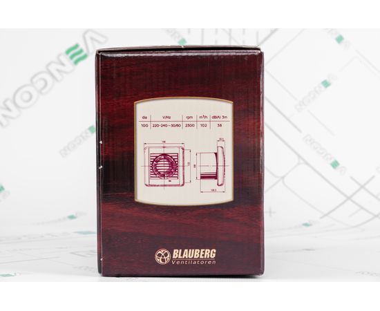 Вытяжной вентилятор Blauberg Aero Vintage 100 H, изображение 6
