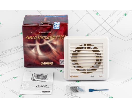Вытяжной вентилятор Blauberg Aero Vintage 100 H, изображение 7