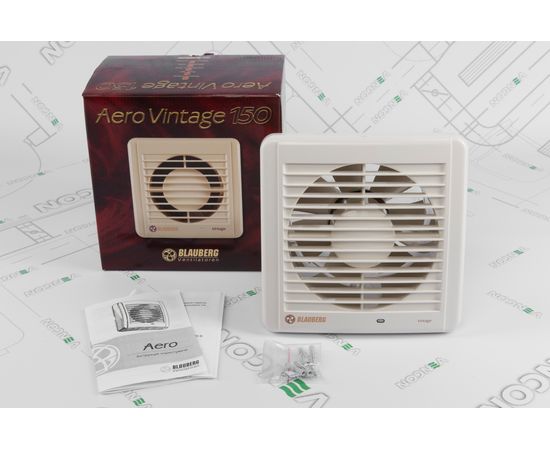 Вытяжной вентилятор Blauberg Aero Vintage 150, изображение 7