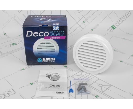 Витяжний вентилятор Blauberg Deco 100 T, зображення 8