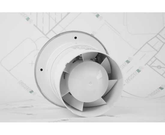 Витяжний вентилятор Blauberg Deco Chrome 100, зображення 4