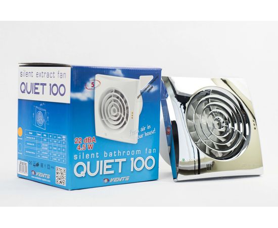 Вытяжной вентилятор Вентс 100 Квайт Хром, изображение 10