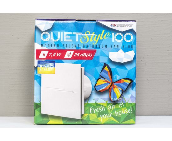 Вытяжной вентилятор Вентс 100 Квайт Стайл, изображение 2