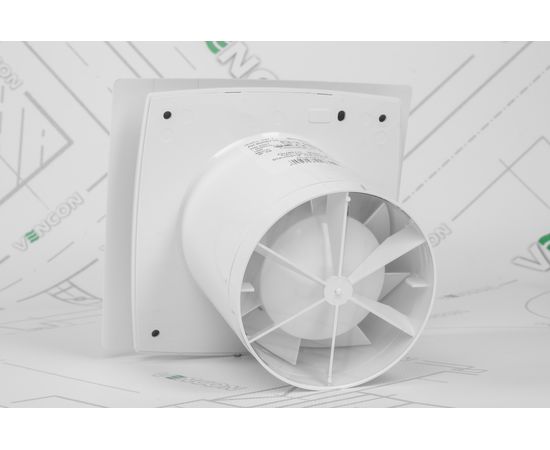 Витяжний вентилятор Blauberg Quatro 100 T, зображення 4