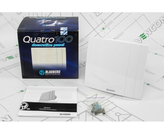 Вытяжной вентилятор Blauberg Quatro 100, изображение 7