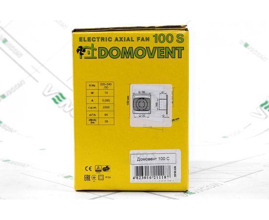 Вытяжной вентилятор Домовент 100 С, изображение 7