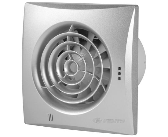Витяжний вентилятор Вентс 100 Квайт Алюміній матовий
