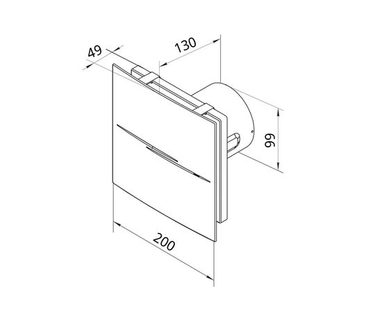 Вытяжной вентилятор Вентс 100 Квайт Стайл, изображение 16
