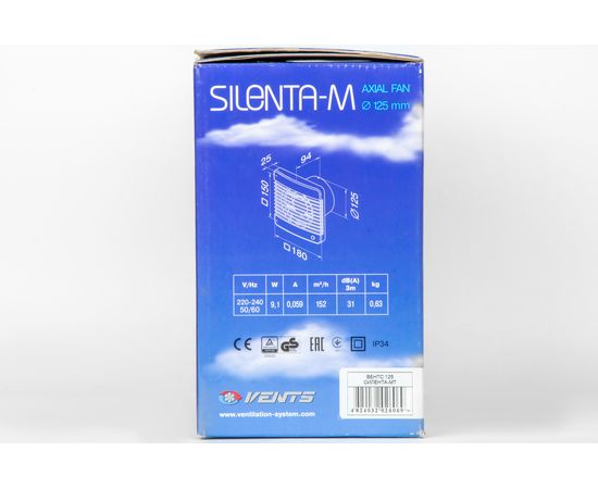 Вытяжной вентилятор Вентс 125 Силента-М Т, изображение 7