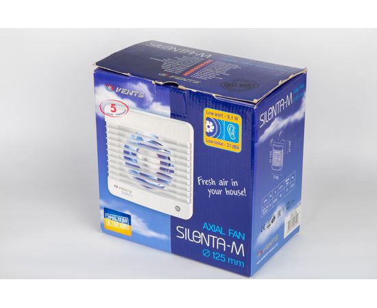 Витяжний вентилятор Вентс 125 Сілента-М В, зображення 7