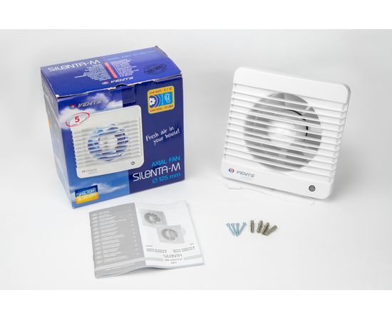 Витяжний вентилятор Вентс 125 Сілента-М В, зображення 8