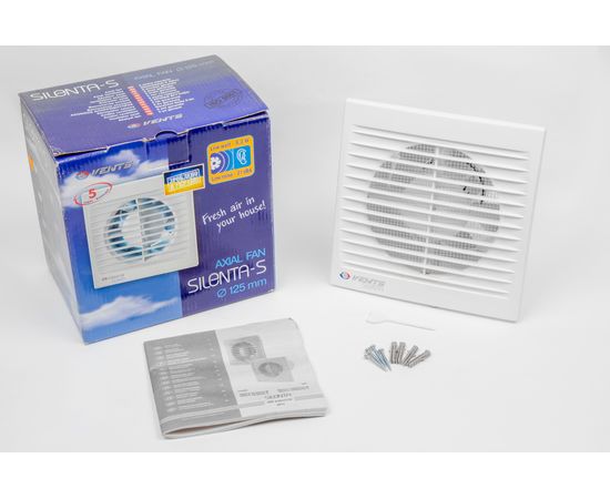 Витяжний вентилятор Вентс 125 Сілента-С Т, зображення 8