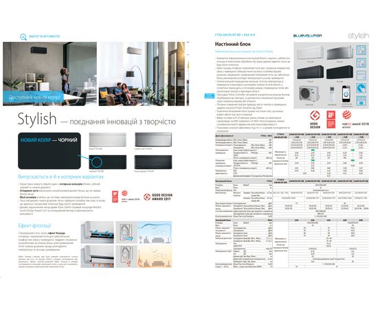Кондиционер сплит-система Daikin Stylish FTXA20BB/RXA20A, изображение 7