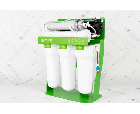 Фільтр для води Ecosoft P'ure Balance MO675MBALPSECO на металічній рамі з помпою, зображення 4