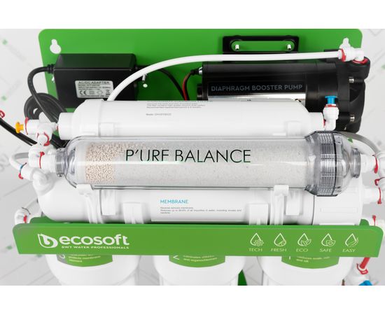 Фільтр для води Ecosoft P'ure Balance MO675MBALPSECO на металічній рамі з помпою, зображення 5