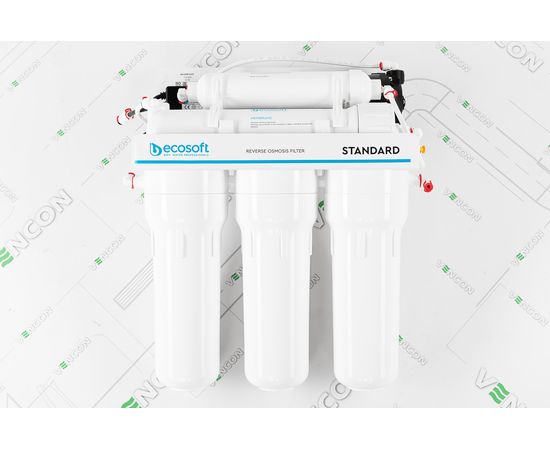 Фільтр для води Ecosoft Standard MO550PECOSTD с помпой, зображення 2