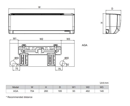 Кондиционер сплит-система Gree Pular Inverter GWH09AGA-K6DNA1C, изображение 3
