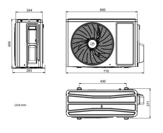 Кондиционер сплит-система Gree Pular Inverter GWH09AGA-K6DNA1C, изображение 4