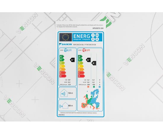 Кондиционер сплит-система Daikin FTXF20C/RXF20C, изображение 25