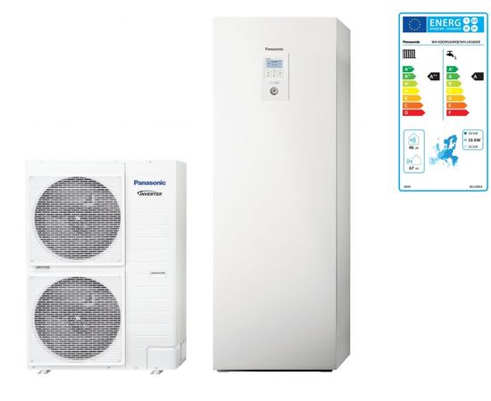 Тепловой насос Panasonic Aquarea T-CAP KIT-AXC16HE8 (All in One, 16 кВт, 380 В)