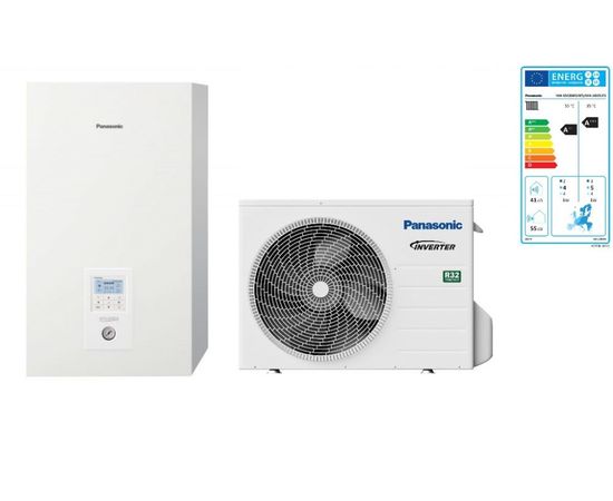 Тепловой насос Panasonic Aquarea High Performance KIT‑WC05J3E5 (Bi-Bloc, 5 кВт, 220 В)