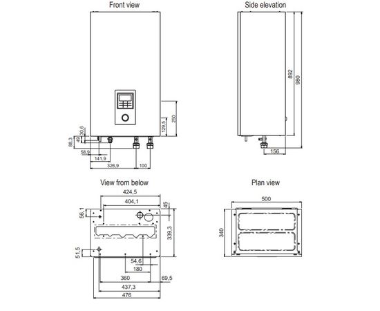 Тепловой насос Panasonic Aquarea High Performance KIT-WC12H9E8 (Bi-Bloc, 12 кВт, 380 В), изображение 9