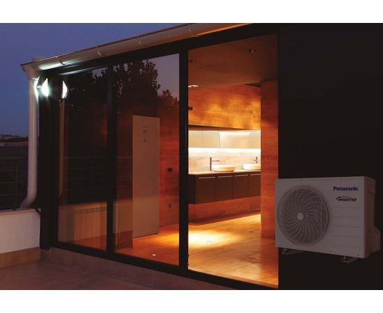 Тепловой насос Panasonic Aquarea High Performance KIT-WC09H3E5 (Bi-Bloc, 9 кВт, 220 В), изображение 6