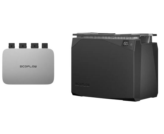 Комплект EcoFlow PowerStream - мікроінвертор 800W+ Power Kit Battery 2kWh