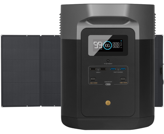 Комплект EcoFlow DELTA Max (2000) + 400W Solar Panel