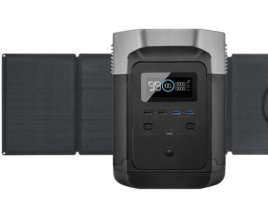 Комплект EcoFlow DELTA + 3*110W Solar Panel, зображення 6